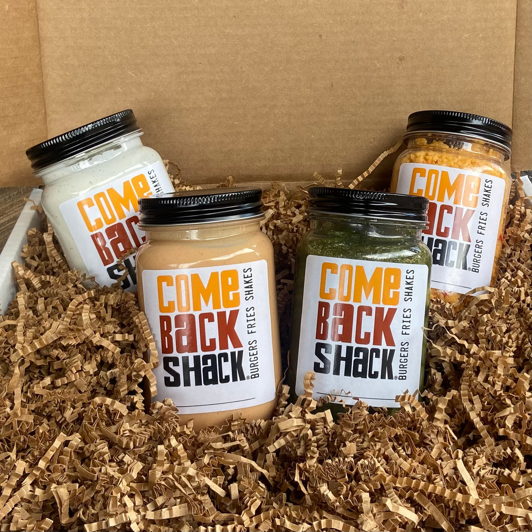 Sauce, Pickles, or Pimento Cheese - Come Back Shack