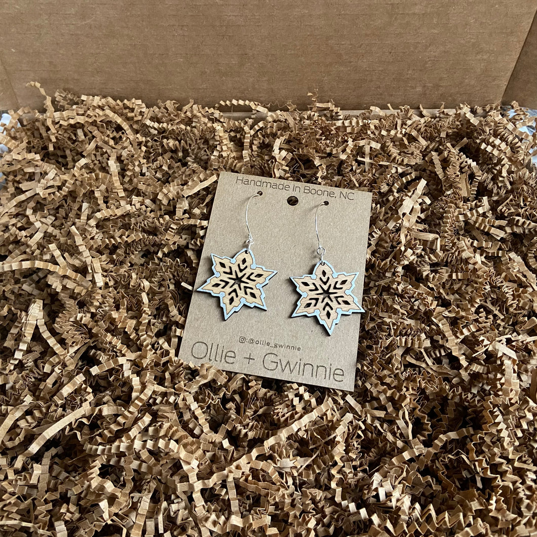 Snowflake Earrings - Ollie + Gwinnie